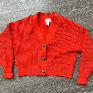 Bright Orange HM Knit Sweater - Size Small